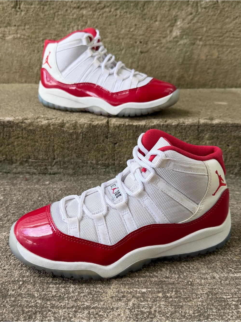 Air Jordan 11 Retro Cherry 2022 (PS) Preschool Lil Kids’ Shoe Size 3Y 378039-116